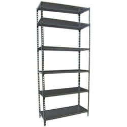 Simonrack - tagère Rangement, 2500x900x500 mm, 6 Niveaux, 180 kg Capacité de Charge et Point de Flexion, Métal , Étagère Garage, Anthracite