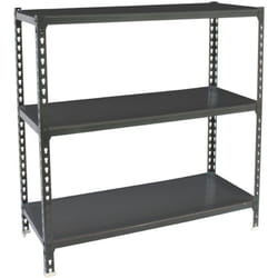 Tagère métallique Simon Rack sans vis couleur anthracite 3 étagères 900x1200x500 mm Fabriquée en Espagne