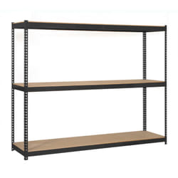 Simonrack - tagère Industrielle, 2000x2400x450 mm, 3 Niveaux en bois, 400 kg Capacité de Charge et Point de Flexion, Étagère Charge Lourde,
