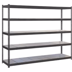 Structure solide en acier renforcé – Supporte jusqu’à 400 kg de point de flexion par étagère. Poids certifié. Large espace de ...