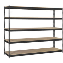 Simonrack - tagère Industrielle, 2000x1500x600 mm, 5 Niveaux en bois, 400 kg Capacité de Charge et Point de Flexion, Étagère Charge Lourde,