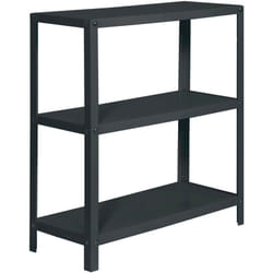 Simonrack - tagère de Bureau/Bibliothèque, 900x800x300 mm, 3 Niveaux, 100 kg par Niveau, Métal Style Industriel, Anthracite – Simon Home