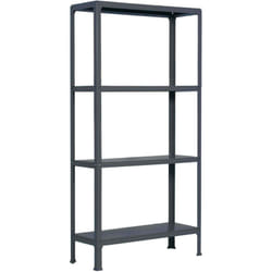 Tagère de Bureau/Bibliothèque, 1600x1000x300 mm, 4 Niveaux, 150 kg par Niveau, Métal Style Industriel, Anthracite – Simon Home - Simonrack