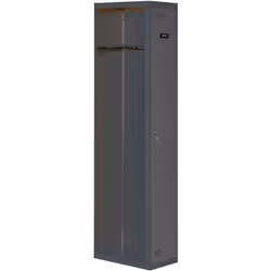 Casier métallique 1 corps avec 1 porte de couleur ANTHRACITE et portes blanches. Les dimensions sont de 1800x400x500 mms. Il  ...