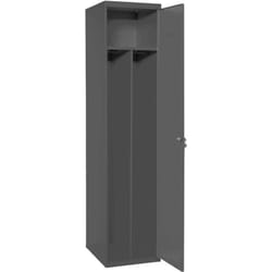 Vestiaire Métallique 1 Porte, 1800x400x500 mm, Module additionnel, Serrure à Clé et Aérations, Gris/Bleu Simonlocker - Simonrack