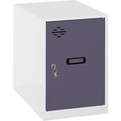 SIMONLOCKER casier en métal (47,5x30x50cm) BLANC ET ANTHRACITE