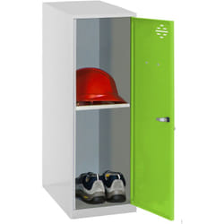 Simonlocker casier en métal (91,5x30x50cm) gris et vert