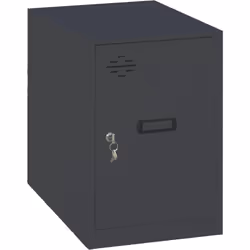 Mini casier en métal de couleur ANTHRACITE et la porte ANTHRACITE Les dimensions sont de 475x400x500mm Il est livré DÉMONTÉ e ...