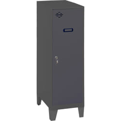 Simonrack - Casier Vestiaire Metallique Petit, 1015x300x500 mm, Armoire Metallique Petit, Comprend la Clé, Anthracite - Simonlocker