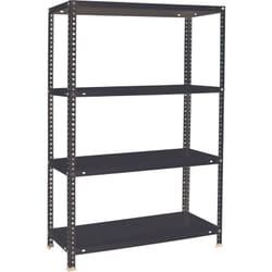 SimonRack Étagère Rangement, 1500x1100x300 mm, 4 Niveaux, 90 kg Capacité de Charge et Point de Flexion, Métal , Étagère Garage, Anthracite - Comfort