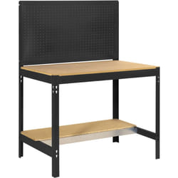 Etagère basse banc de travail simonwork BT2 900 antracite/bois - 1445x910x610 400Kg Simonrack