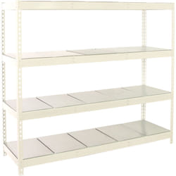 Simonrack - tagère Industrielle, 2000x2400x750 mm, 4 Niveaux, 400 kg Capacité de Charge et Point de Flexion, Métal, Étagère Charge Lourde,
