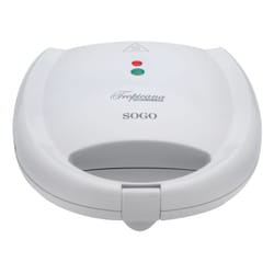 Sogo SAN-SS-1845 gaufrier et appareil à croque-monsieur 800 W Blanc