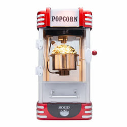 Sogo PAL-SS-11350 machine à popcorn Noir, Rouge, Acier inoxydable