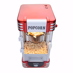 Sogo PAL-SS-11350 machine à popcorn Noir, Rouge, Acier inoxydable