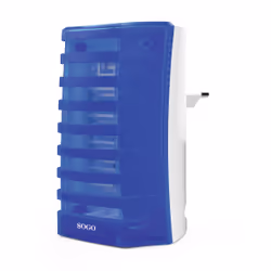 Sogo MIN-SS-13905, Automatique, Insectiseur, Bleu, Blanc, 20,5 m², Grille détachable, Mur