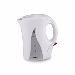 Sogo KET-SS-5740, 1 L, 1100 W, Blanc, Indicateur de niveau d'eau, Arrêt de sécurité en cas de surchauffe