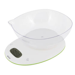 Sogo BAC-SS-3985 escabeaux de cuisine Blanc Comptoir Ovale Balance de ménage électronique