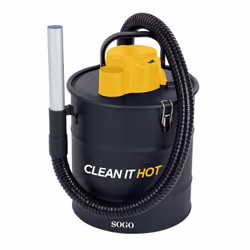 Sogo ASP-SS-16130, 20 L, Sans sac, Noir, Jaune, 1 m, 5 m, Plastique