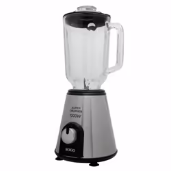 Sogo BAT-SS-5530 Mélangeur de table 1000 W Noir, Acier inoxydable