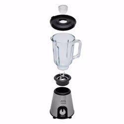 Sogo BAT-SS-5530 Mélangeur de table 1000 W Noir, Acier inoxydable