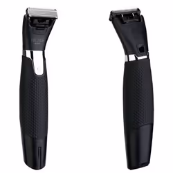Sogo i-Blade Regolabarba Nero, Noir, 1 mm, 1 cm, Acier inoxydable, Batterie, 60 min