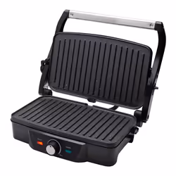 Sogo SAN-SS-7127 gaufrier et appareil à croque-monsieur 1000 W Noir, Acier inoxydable