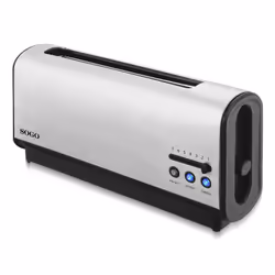 Sogo TOS-SS-5390, 2 part(s), Noir, Acier inoxydable, Acier inoxydable, Boutons, Niveau, 900 W, 220 - 240 V