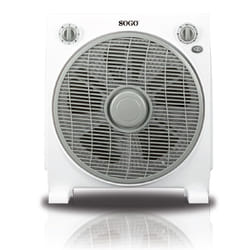 Sogo VEN-SS-21120 ventilateur Gris, Blanc