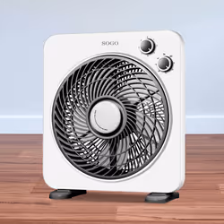 Sogo VEN-SS-21125 ventilateur Noir, Blanc
