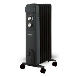 Sogo CAL-SS-18455 appareil de chauffage Intérieure Noir 1500 W Chauffage électrique à bain d’huile