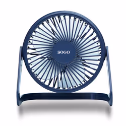 Sogo VEN-SS-21401-N, Ventilateur à lame domestique, Bleu, Table, 38 dB, Boutons, 1 m