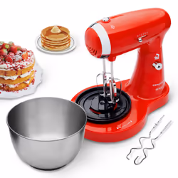 Sogo BAT-SS-14506-R robot de cuisine 350 W 3,2 L Rouge, Acier inoxydable - Vue supplémentaire 7