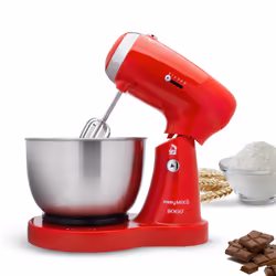 Sogo BAT-SS-14506-R robot de cuisine 350 W 3,2 L Rouge, Acier inoxydable - Vue supplémentaire 8