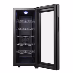 Sogo NEV-SS-21905 refroidisseur à vin Refroidisseur de vin compresseur Pose libre Gris 12 bouteille(s)
