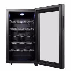 Sogo NEV-SS-21910 refroidisseur à vin Refroidisseur de vin compresseur Pose libre Acier inoxydable 18 bouteille(s) - Vue supplémentaire 4