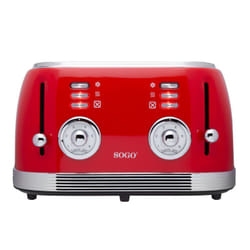 Sogo TOS-SS-5465 grille-pain 6 4 part(s) Rouge