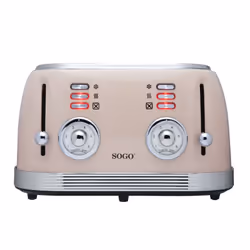 Sogo TOS-SS-5475, 4 part(s), Beige, Acier inoxydable, Rotatif, 330 mm, 290 mm