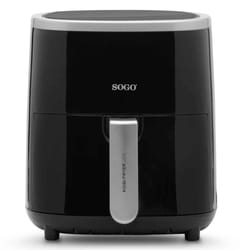 Sogo FRE-SS-10865 friteuse Unique 3,5 L Autonome 1200 W Friteuse d’air chaud Noir, Argent