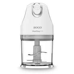 Sogo MAXCHOP 100 hachoir électrique 0,5 L 100 W Transparent, Blanc