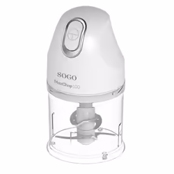 Sogo MAXCHOP 100 hachoir électrique 0,5 L 100 W Transparent, Blanc