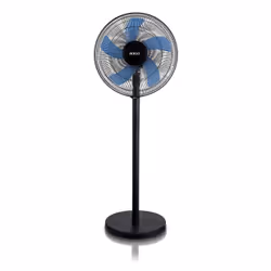 Sogo VEN-SS-21270, Ventilateur à lame domestique, Noir, Bleu, Sol, Table, 40 cm, Secteur, 50 W