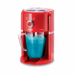 Sogo PIC-SS-11980 sorbetière Coupe réfrigérante shake maker 1,1 L 30 W Rouge, Transparent