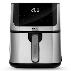 Sogo DIGIFRYER1400 Unique 5 L Autonome Friteuse d’air chaud Noir, Acier inoxydable