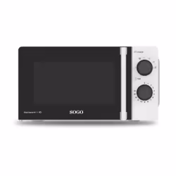 Sogo HOR-SS-752, Comptoir, Micro-onde simple, 20 L, 700 W, Rotatif, Noir, Blanc