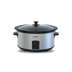 Sogo OLL-SS-10795 mijoteuse 5,5 L Noir, Acier inoxydable