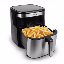 Sogo FRE-SS-10905 friteuse Unique 10 L Autonome 1700 W Friteuse d’air chaud Noir, Argent