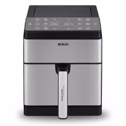 Sogo FRE-SS-10915, Friteuse d’air chaud, 8 L, 80 °C, 200 °C, 60 min, Unique