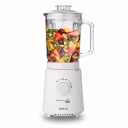 Sogo BAT-SS-5575 blender 1,5 L Mélangeur de table 1000 W Blanc