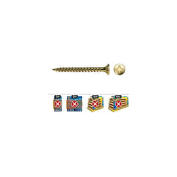 Vis à bois fraisée PZ Velox avec filetage complet Ø2,5x25mm bichromaté (Boîte de 1000 unités)